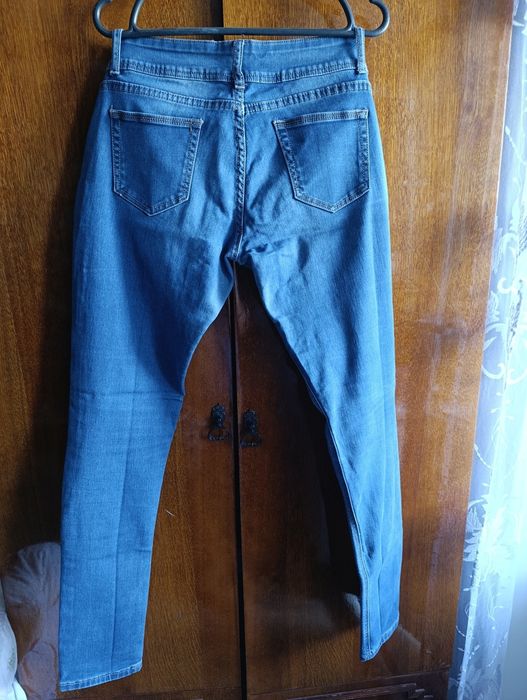 Джинсові штани жіночі, L розмір, низька посадка
