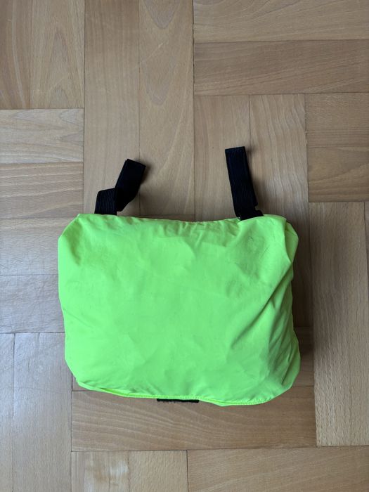 Kurtka rowerowa przeciwdeszczowa TRIBAN – fluorescencyjna z odblaskami