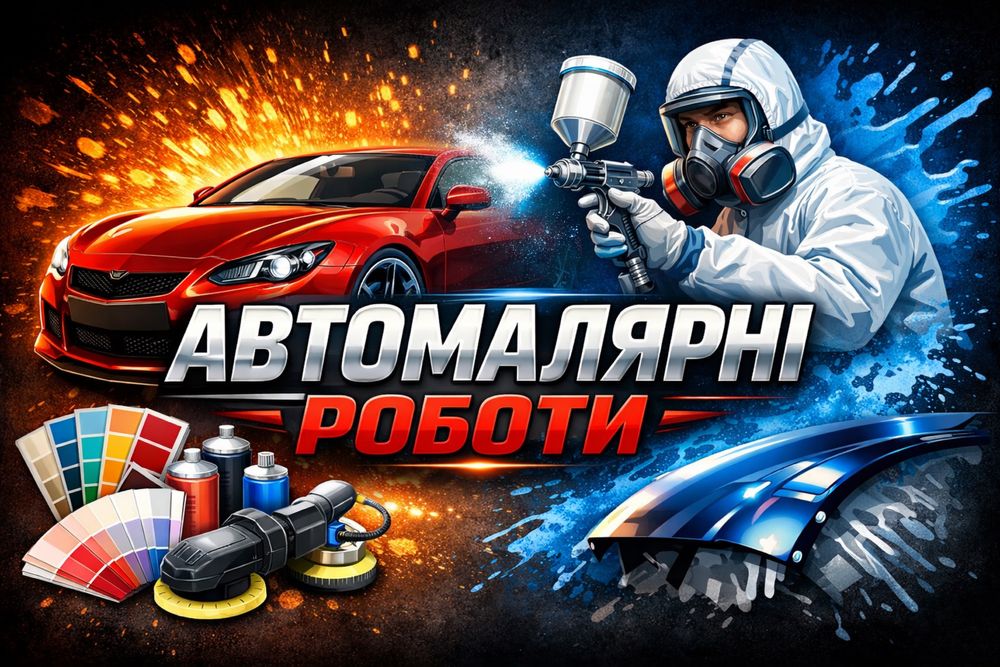 Покраска авто. Автомалярні роботи. Пайка бамперів. Відновлення кузова