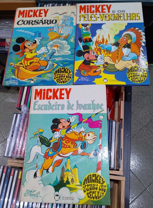 Mickey Corsário, Escudeiro de Ivanhoe, Peles Vermelhas 3 Livros