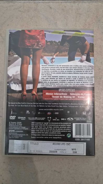 Second Life filme Português DVD