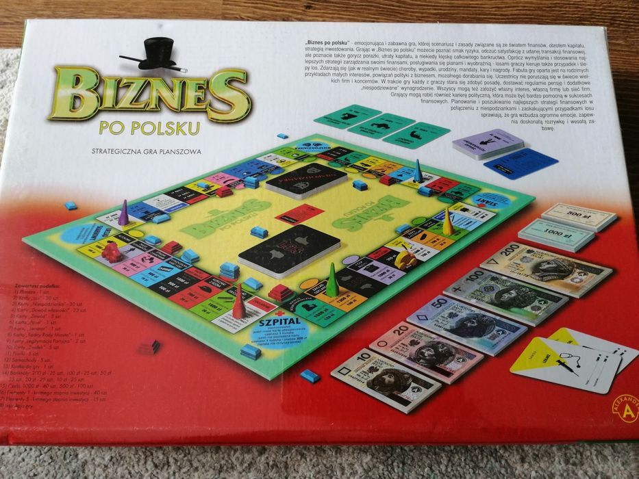 Okazja Biznes po polsku strategiczna gra planszowa nowa