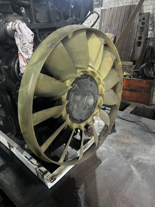 Крильчатка для DAF XF 106, крыльчатка вискомуфты, гидромуфты Даф 106.