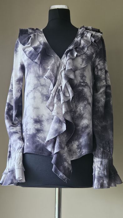 100% silk jedwab Guess Jeans bluzka rozmiar L