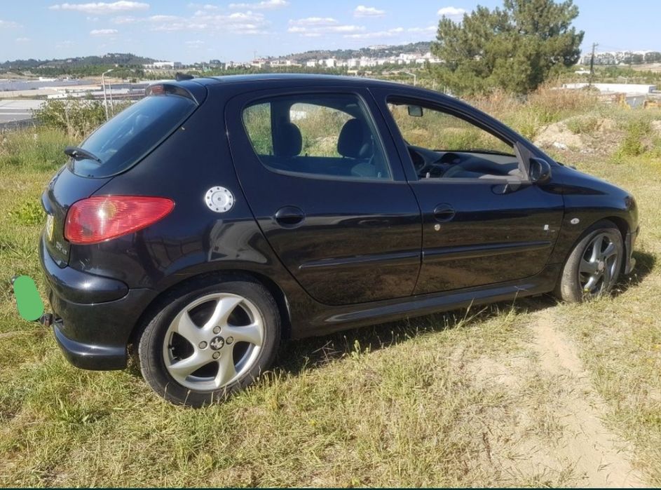 Peugeot 206 1.6hdi black e silver