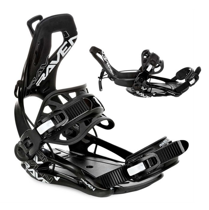 Wiązania snowboardowe Raven FTM 450 (black), roz. M, L, XL