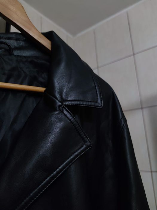 płaszcz kurtka XL płaszczyk damskie Zara premium ekologicznie skórza