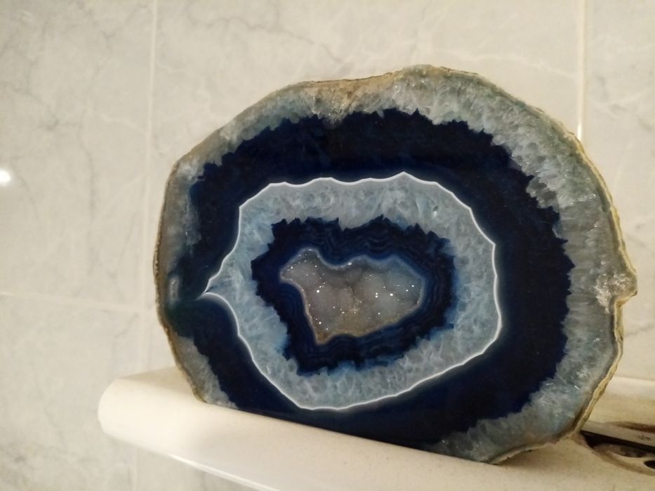 Pedra decoração tipo gruta de Ágata