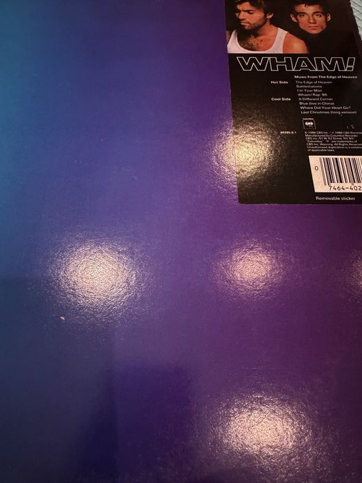 Wham ! - Music From the Edge  Of Heaven - Vinyl