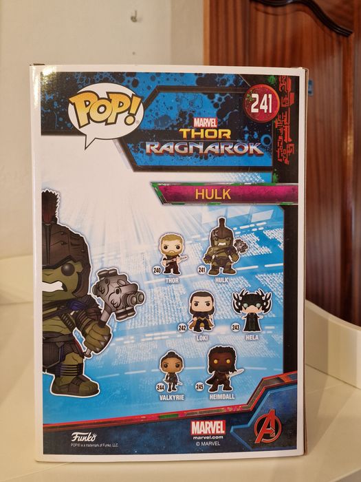 Funko Pop Thor Ragnarok Hulk Gladiator 10 inch