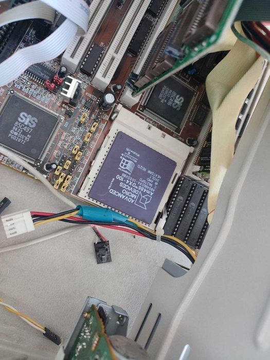 Ретро ПК 486 DX4-100 / Socket 3 / Tseng Labs ET4000 / 32 MB SIMM / DOS & Win95