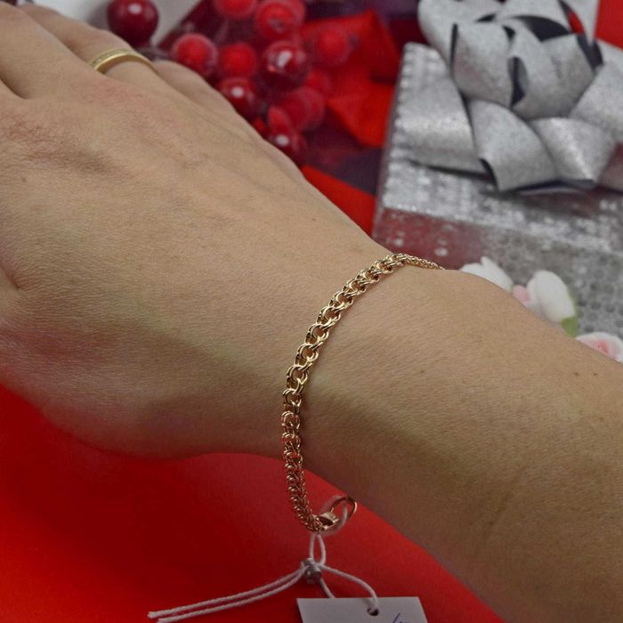 ‼Женский золотой браслет 4,38 гр 17 см Золотий браслет 585 проба