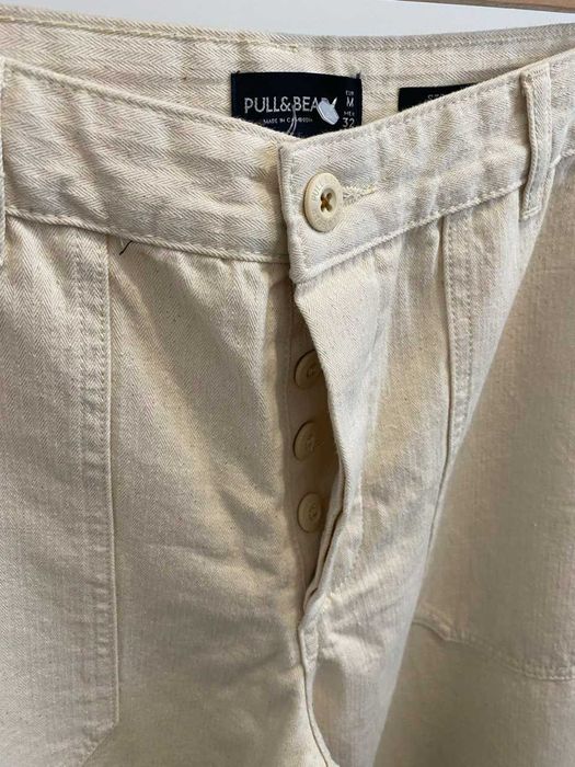 Jeansy bawełniane Pull & Bear