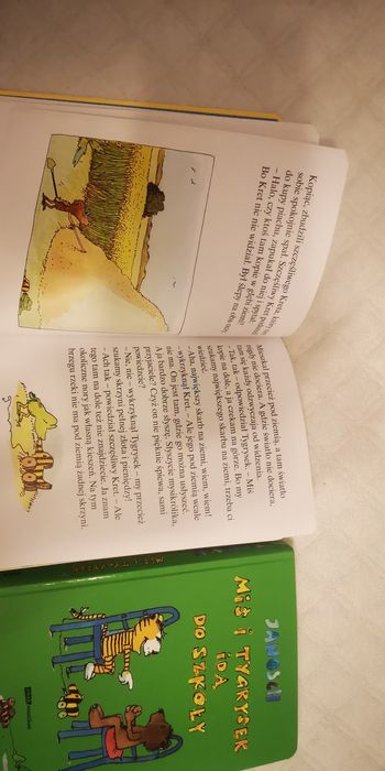 Panama i Miś i tygrysek idą do szkoły.