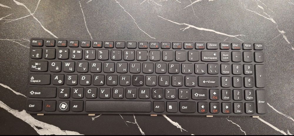 Клавіатура Lenovo IdeaPad Y570 US нова оригінальна