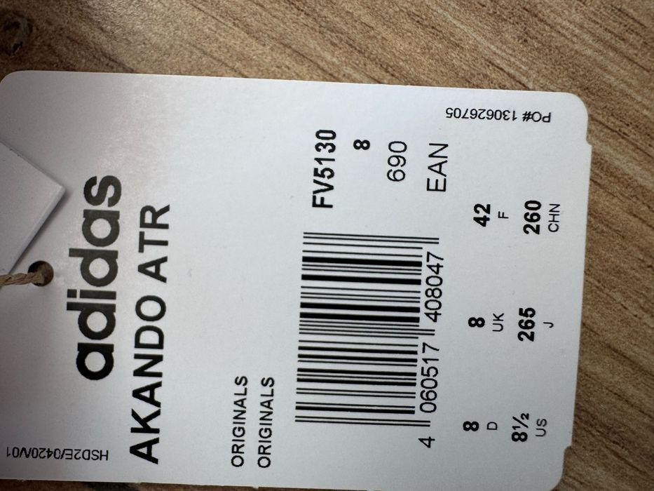 Nowe Wysokie Zamszowe Buty Męskie Adidas Akando Czarne Wiosenne 42