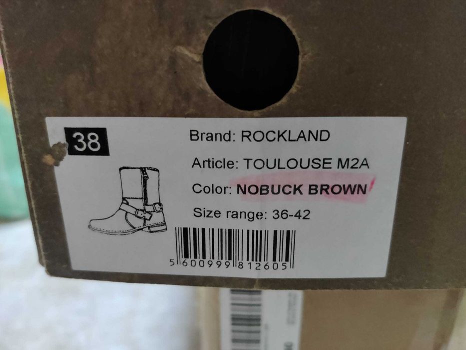 Botas Rockland NOVAS c/ etiqueta e caixa