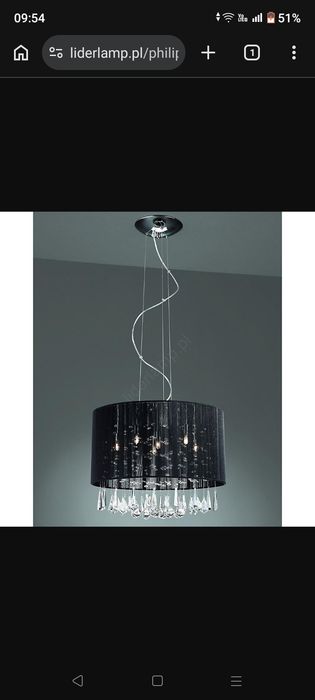 Lampa wisząca żyrandol kandi