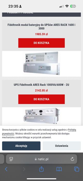 UPS Fideltronik ARES Rack 3000VA/1800W (bez baterii MB4814RACK)