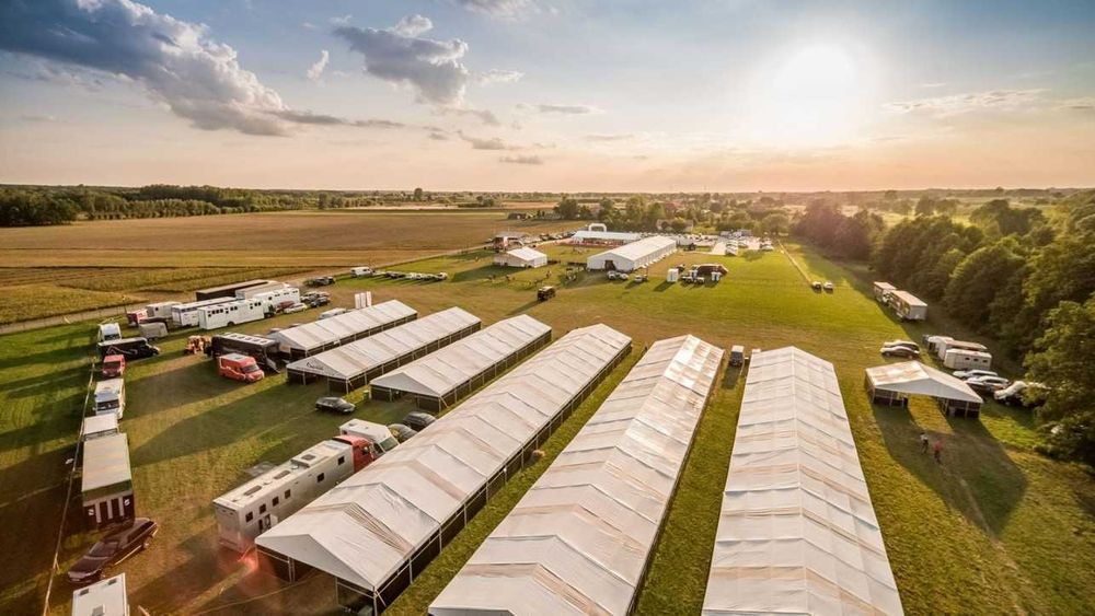 Hale namiotowe/magazynowe na wynajem - Całoroczne - Szybki montaż