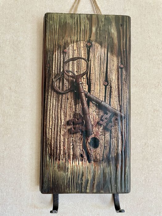 Ключница деревянная ручная работа