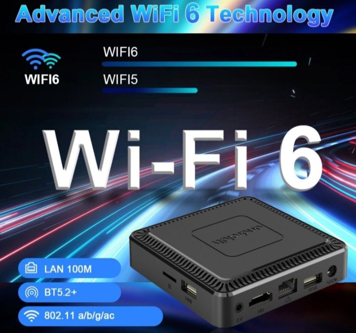 Android 14 на  8/128 Gb Приставка Смарт Q7 Smart Tv Box 8k,x96q,xiaomi