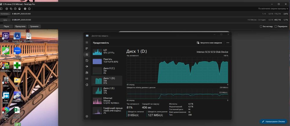 Зовнішній накопичувач HDD 5000GB Intenso Memory Case 5 TB