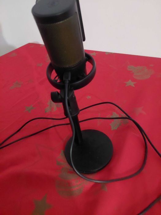 Microfone usb de estúdio profissional para pc streaming