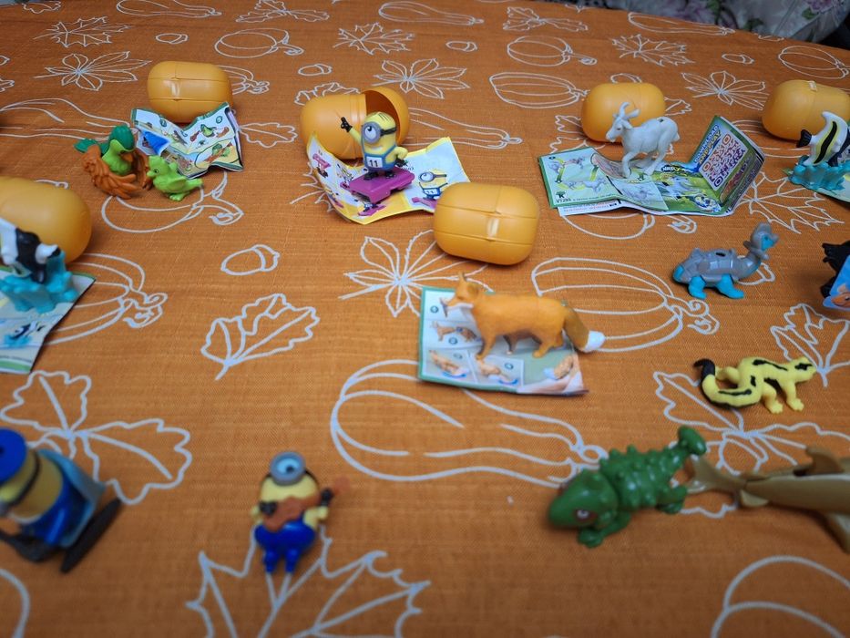 Киндеры Миньоны, Бегемотик, животные и др.