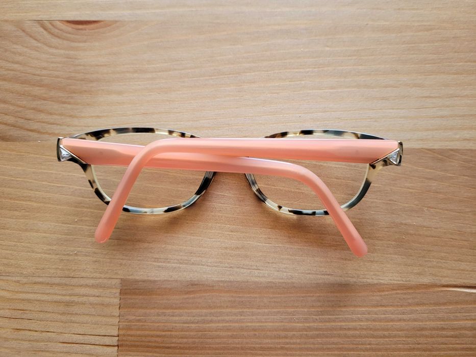 Phoebe Couture oprawki tortoise okulary różowe retro pin up
