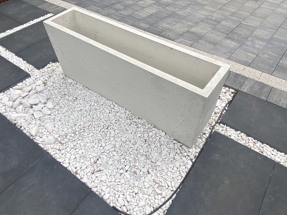 Donica ogrodowa 130x40x32 beton architektoniczny Różne Wymiary TRANSPO