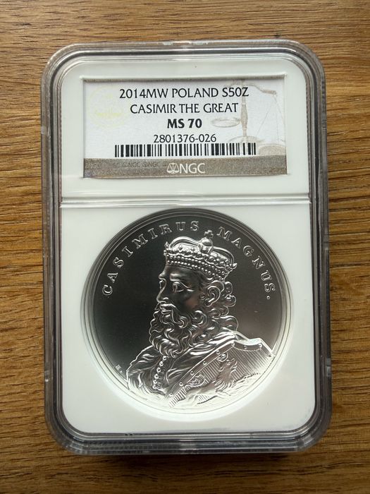 Skarby Stanisława Augusta – komplet NGC MS70 (MAX nota) – pełny zestaw