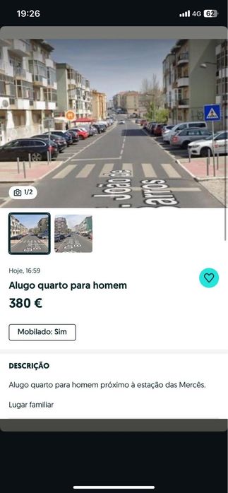 Arrendo quarto em mem martins