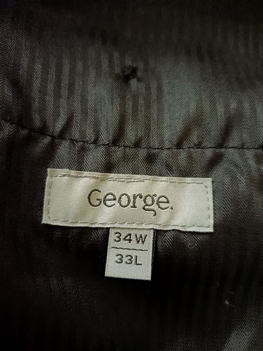 Spodnie męskie materiałowe George 34 W/33L