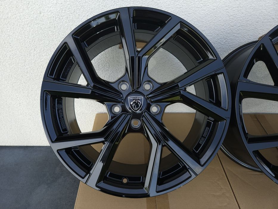 Peugeot 18 " Nowe 5x108 Felgi 308 / 3008/ 5008 / 508 Czarne Alufelgi