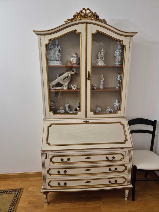 Mobília de Quarto Madeira Pintada, Estilo Louis XVI