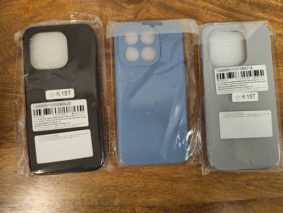 5 Capas e 3 vidros temperados para Xiaomi 15T