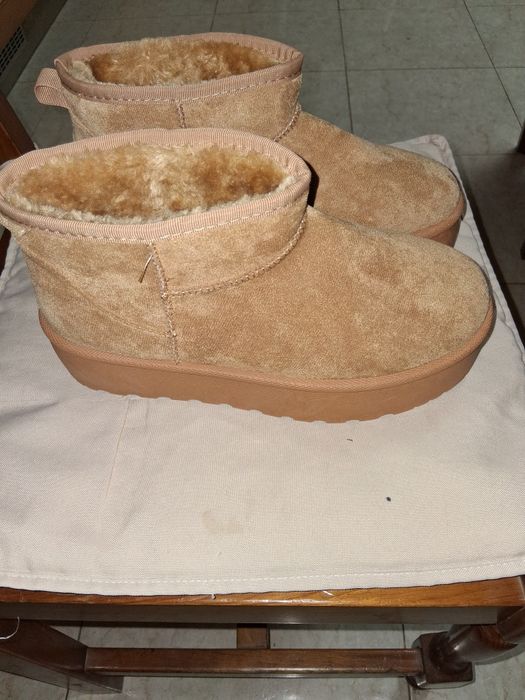 Botas com pele para mulher