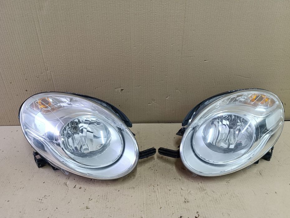 lampa lewa lub prawa halogen fiat 500l fioletowa wtyczka