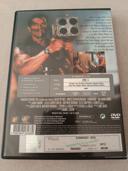 DVD o comando.     .
