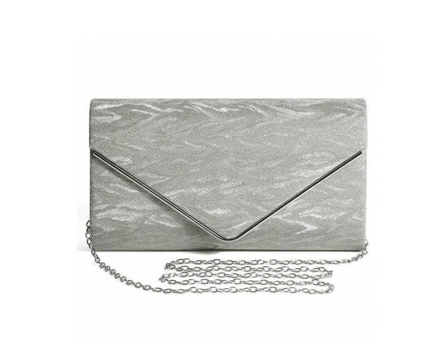 Nowa torebka damska wieczorowa /kopertówka /torebeczka /srebrna !3248!