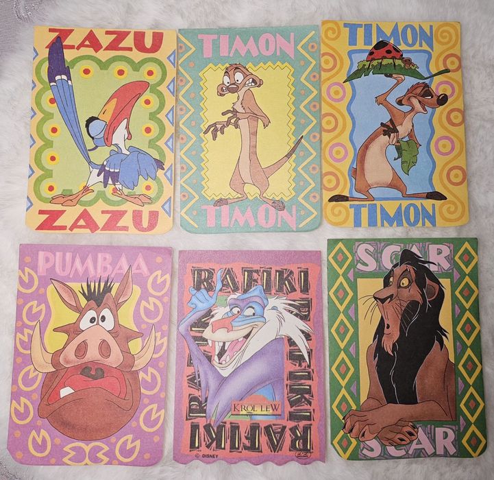 Karteczki do segregatora Król Lew