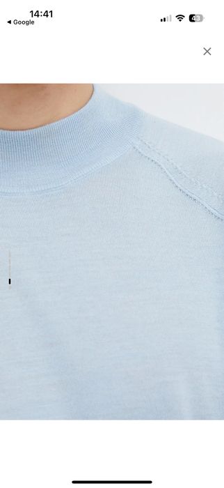 Мужской шерстяной легкий свитер Boss