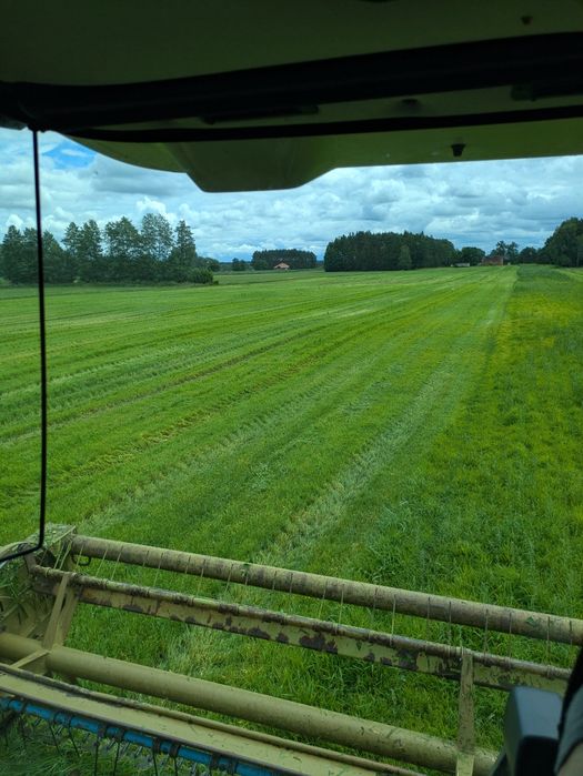 Przystawka do zbioru zielonek niskich,herder, adaptacja Claas