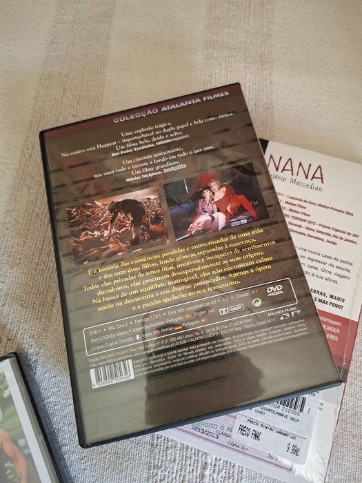 Três dvds originais filmes franceses