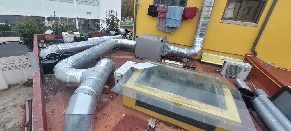 Limpeza sistema de extracção fumos