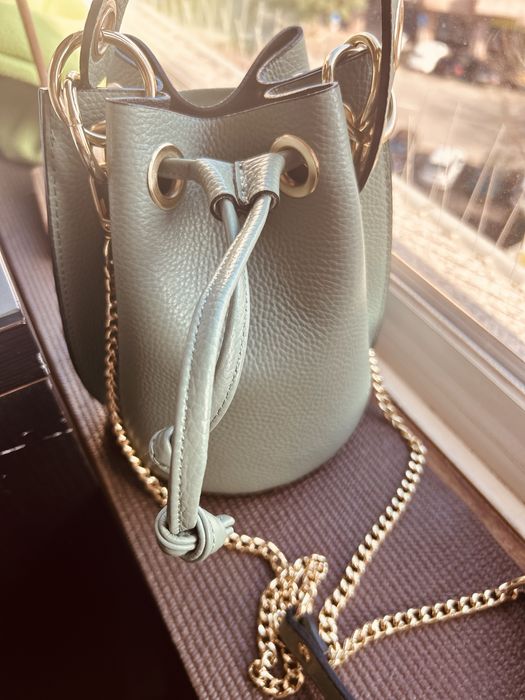 Bolsa/saco de 22cm, verde pistache,