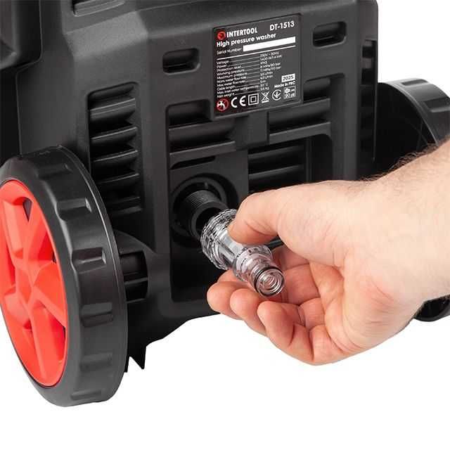 Мийка високого тиску 1,4 кВт 80-110 бар, 6,5 л/хв, INTERTOOL DT-1513