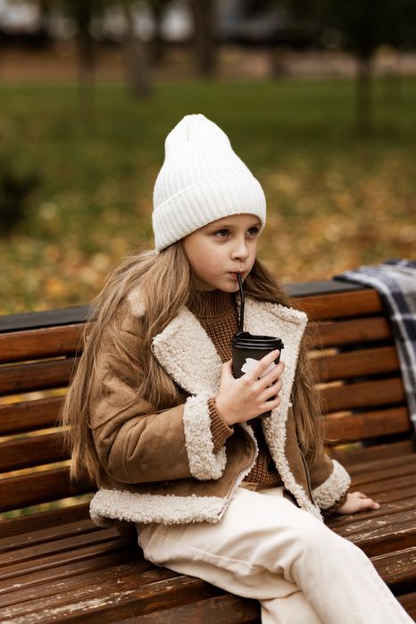 Дублянка на дівчинку (120см)