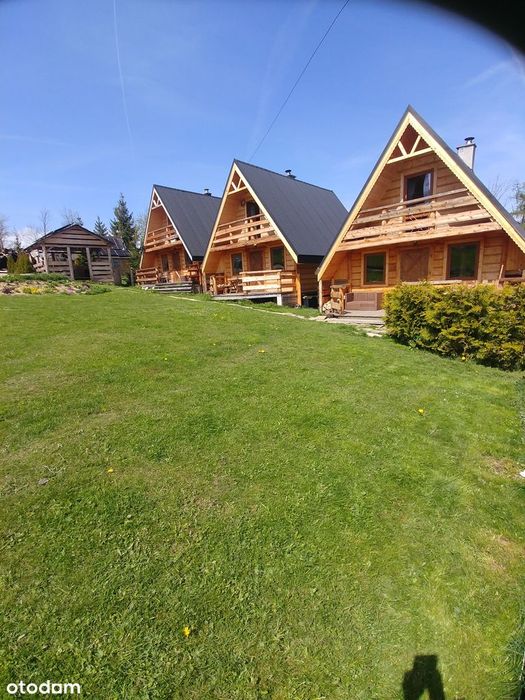 Osada 3 domków drewnianych (mieszkalnych), 20a, widok! Do negocjacji!